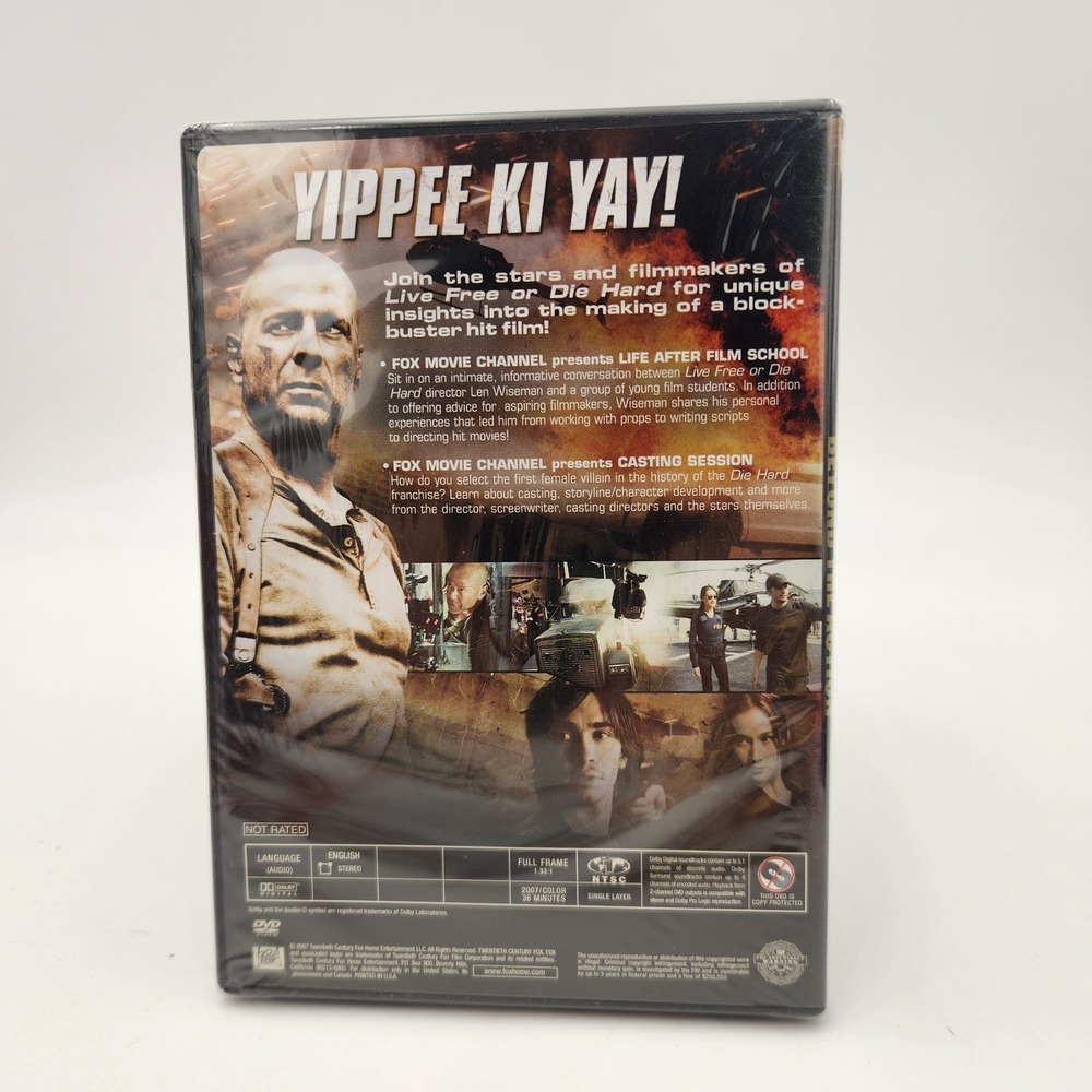 Die Hard 4.1 Beyond the Action DVD 20th Century Fox Bruce Willis New Sealed - Picture 2 of 2